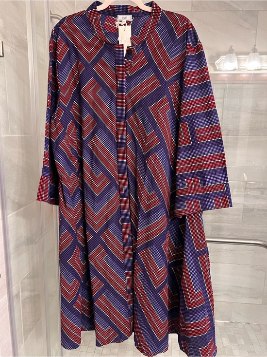 Zuri Dresses & Skirts - Zuri Kenya “Cutting Edge” Geometric Midi Dress